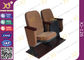 Самллер стулья аудитории сильных двойных ног разбивочного расстояния 560 ММ деревянные с Брауном поставщик